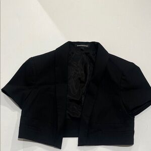 Express Black Cropped Blazer